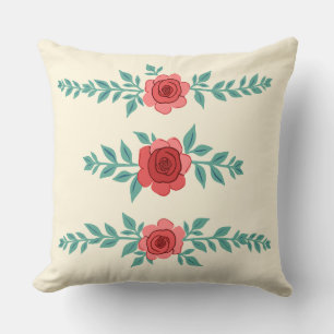 Border Rose Arrangement Cushion