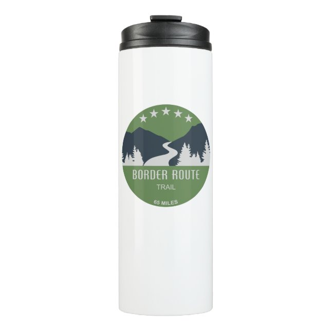 Border Route Trail Minnesota Thermal Tumbler (Front)