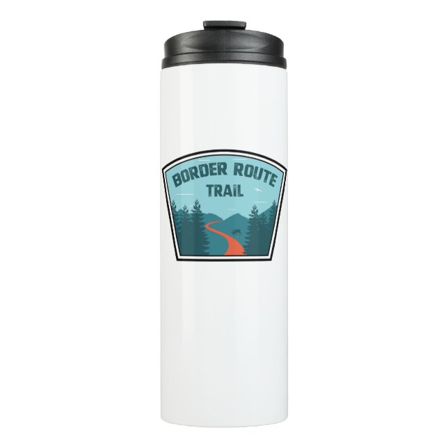 Border Route Trail Minnesota Thermal Tumbler (Front)