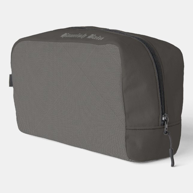 Border Shepherd Tartan Scottish Dopp Kit (Right Corner)