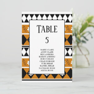 Border Stripe Flower Diamond Boho Floral Pattern Invitation