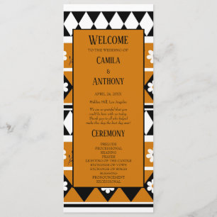 Border Stripe Flower Diamond Boho Floral Pattern Program