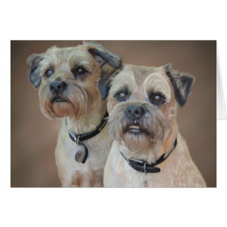 Border Terrier Card