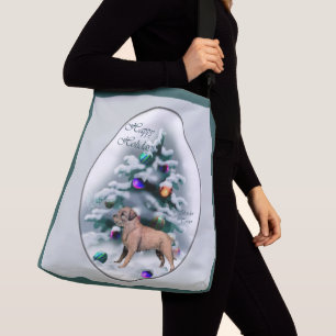 Border Terrier Christmas Crossbody Bag