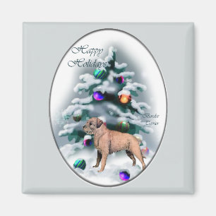 Border Terrier Christmas Gifts Magnet