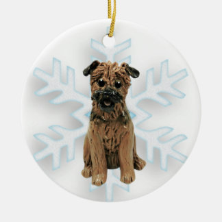 Border Terrier Christmas Ornament