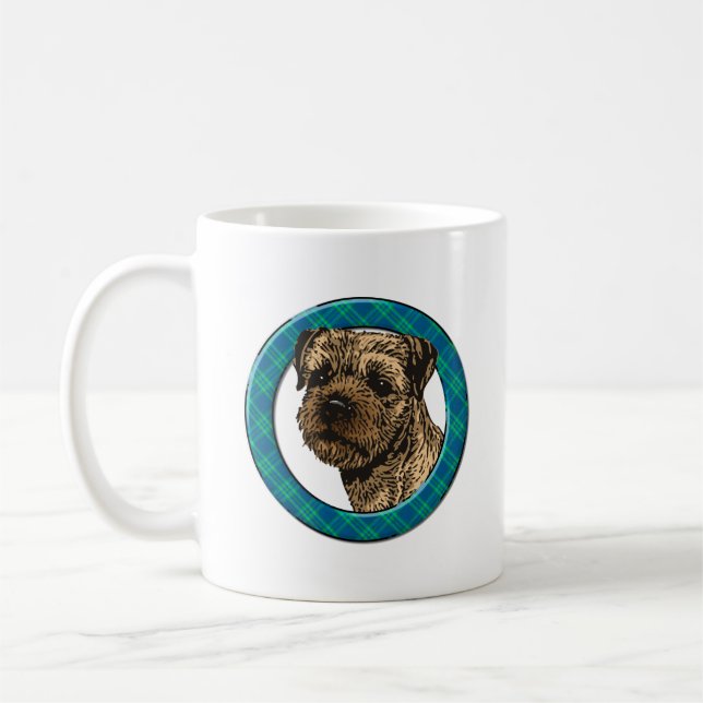Border Terrier Coffee Mug (Left)