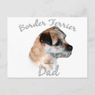 Border Terrier Dad 2 Postcard