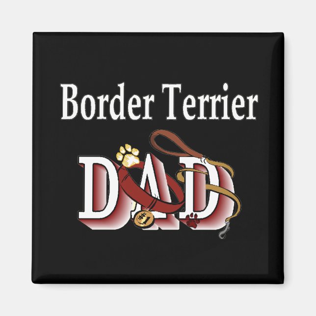 border terrier dad Magnet (Front)