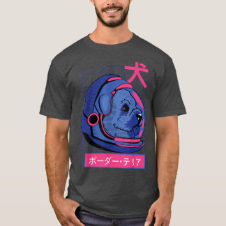 Border Terrier Dog Astronaut  T-Shirt