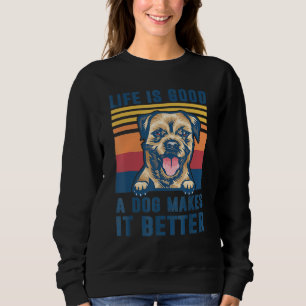 Border Terrier Dog Funny Dog Dad Mum Men Women Sweatshirt
