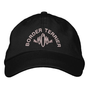 Border Terrier Dog MOM Embroidered Hat