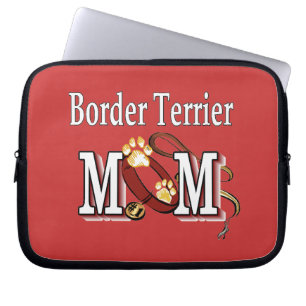 Border Terrier Dog MOM Laptop Sleeve