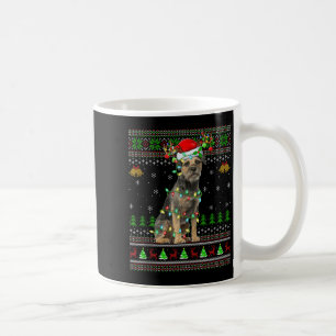 Border Terrier Dog Ugly Christmas Sweater Holiday Coffee Mug