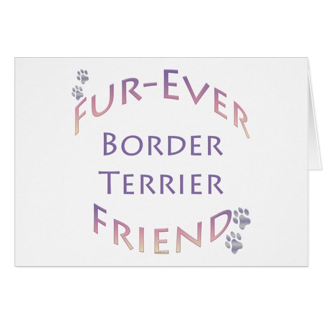 Border Terrier Furever (Front Horizontal)