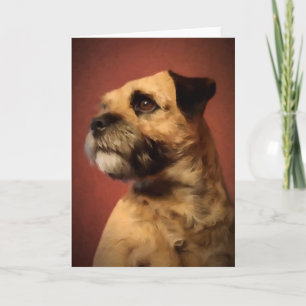 Border Terrier Greeting Card