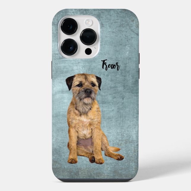 Border Terrier Grunge Case-Mate iPhone Case (Back)