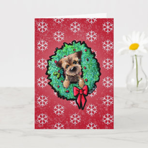 Border Terrier KiniArt™ Christmas Card