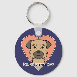 Border Terrier Lover Key Ring
