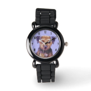 Border Terrier Painting - Cute Original Dog Art Watch