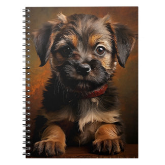 Border Terrier Puppy Notebook