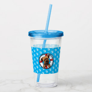 Border Terrier Rescue Acrylic Tumbler