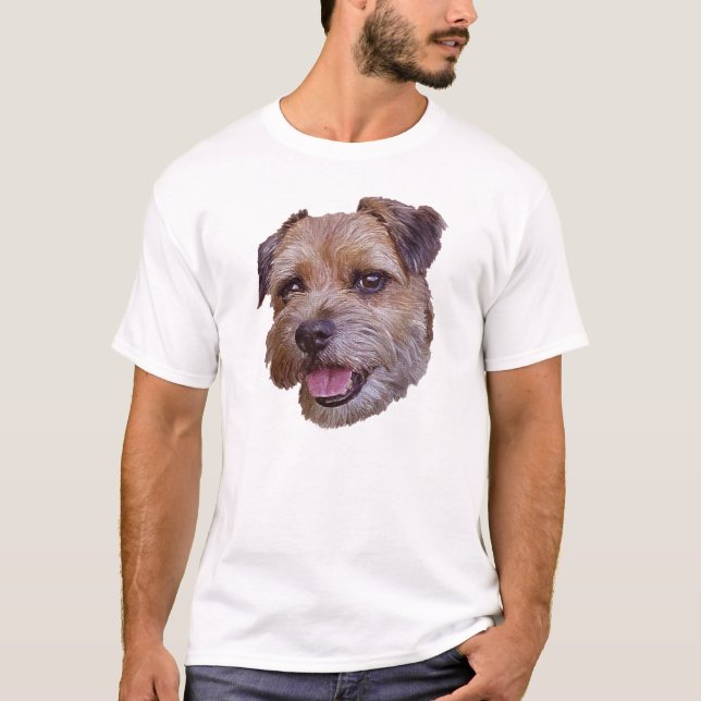 Border Terrier T-Shirt (Front)
