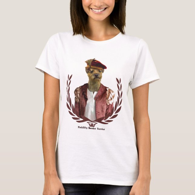Border Terrier T-Shirt Nobility (Front)