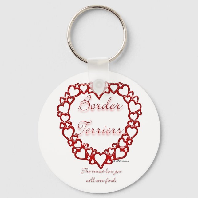 Border Terrier True Love - Keychain (Front)