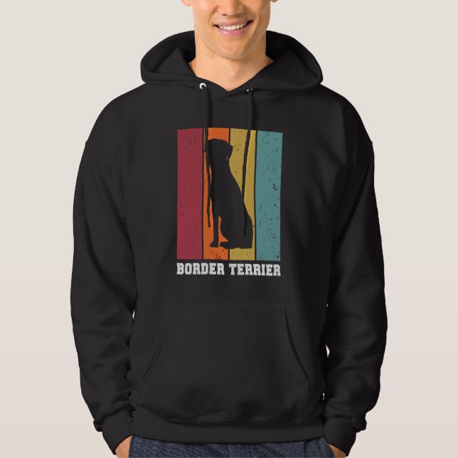Border Terrier Vintage  1 Hoodie (Front)