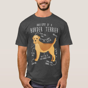 Border Terrier Wheaten Dog Anatomy 1 T-Shirt