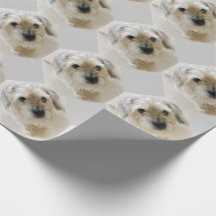 Border Terrier wrapping paper