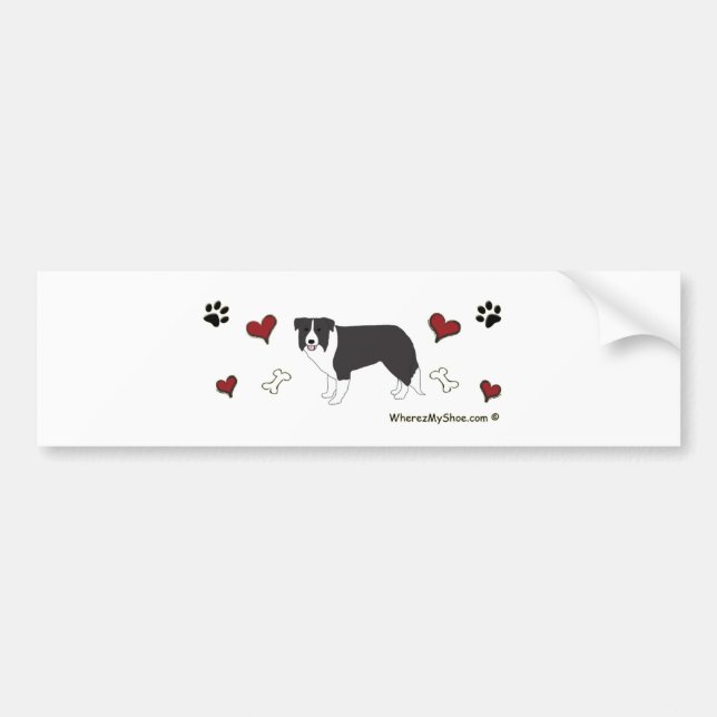 BorderCollie Bumper Sticker (Front)