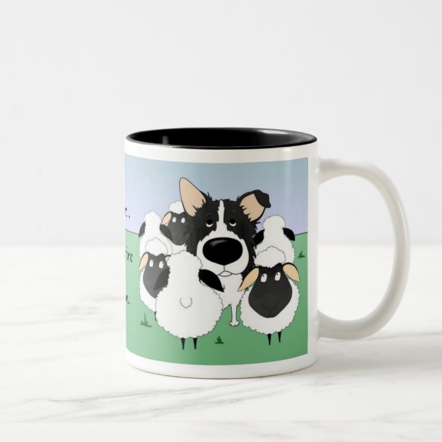 BorderCollie - I Herd...Therefore I am Mug (Right)