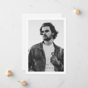 Bordered Simple Photo Modern Design Announcement