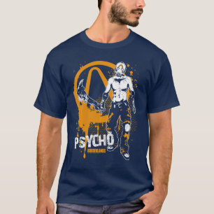 Borderlands Psycho Graffiti Gaming family T-Shirt