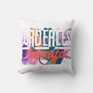 Borderless Operator Cyberpunk Streetwear Cushion