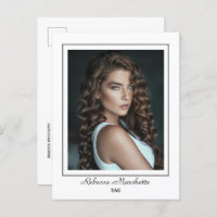 Borderline Actor Talent Promo Photo Postcard