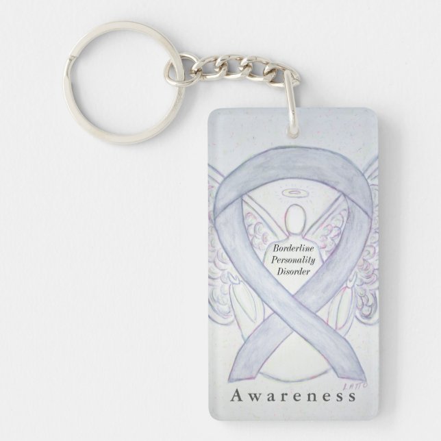 Borderline Personality Disorder Awareness Keychain (Front)