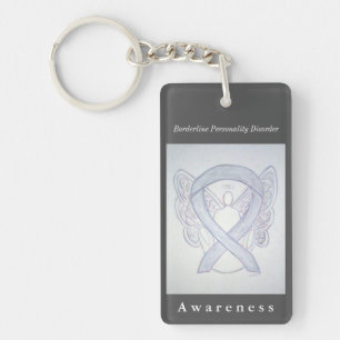 Borderline Personality Disorder Awareness Keychain