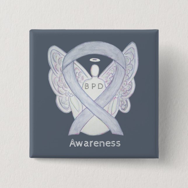 Borderline Personality Disorder (BPD) Angel Pin (Front)