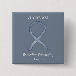 Borderline Personality Disorder (BPD) Ribbon Pins