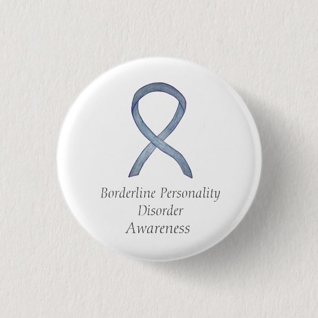Borderline Personality Disorder (BPD) Ribbon Pins (Front)
