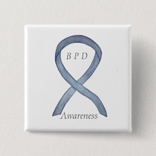 Borderline Personality Disorder (BPD) Ribbon Pins