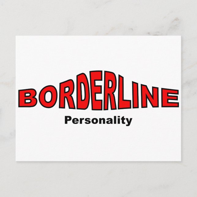 Borderline Personality Disorder Postcard (Front)