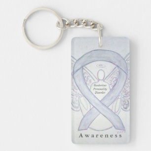 Borderline Personality Disorder Ribbon Keychain