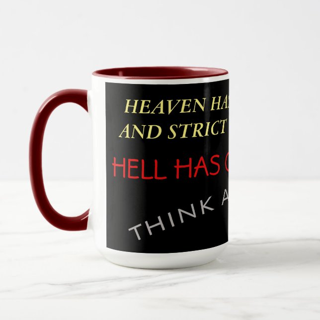 BORDERS MUG (Left)