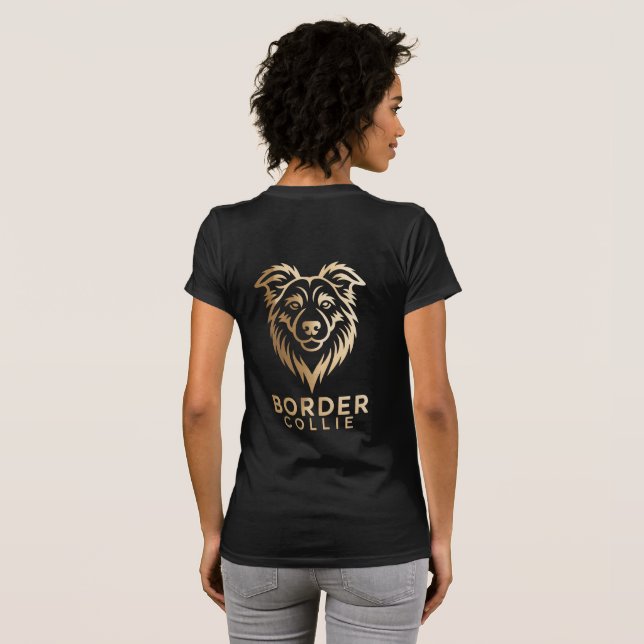 Border's Premium Gold Design T-Shirt (Back Full)