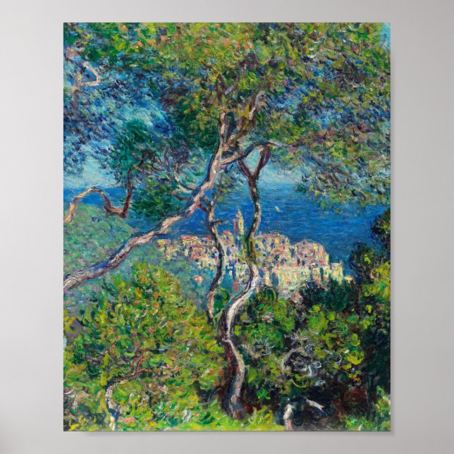 Bordighera 1884 By Claude Monet Poster (Front)
