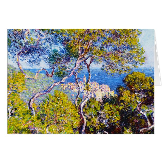 Bordighera, 1884 Claude Monet cool, old, master, (Front Horizontal)